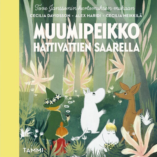 Buchcover für Muumipeikko hattivattien saarella