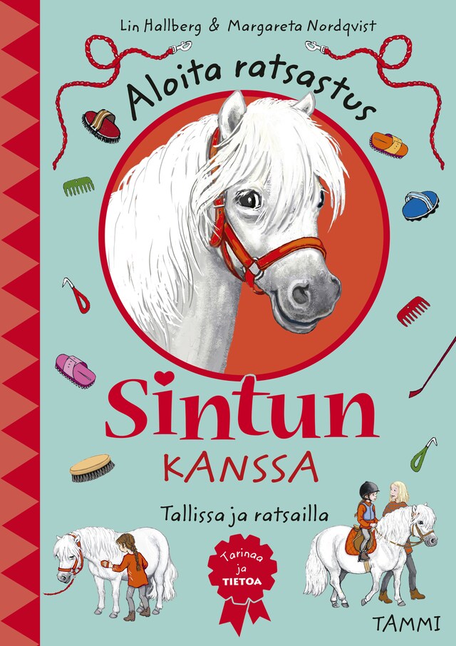 Book cover for Sinttu. Aloita ratsastus Sintun kanssa. Tallissa ja ratsailla