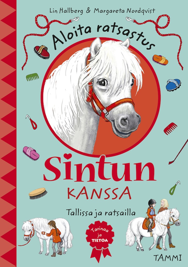 Buchcover für Sinttu. Aloita ratsastus Sintun kanssa. Tallissa ja ratsailla