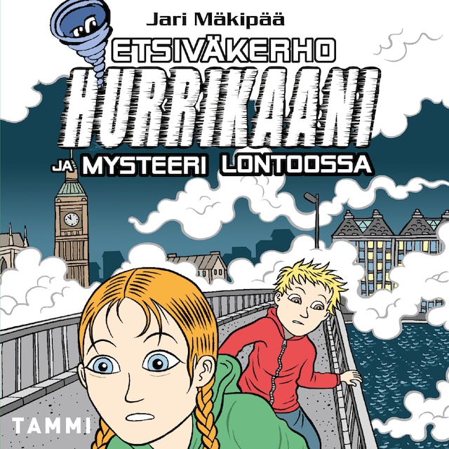 Book cover for Etsiväkerho Hurrikaani ja mysteeri Lontoossa