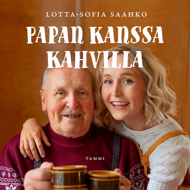 Kirjankansi teokselle Papan kanssa kahvilla