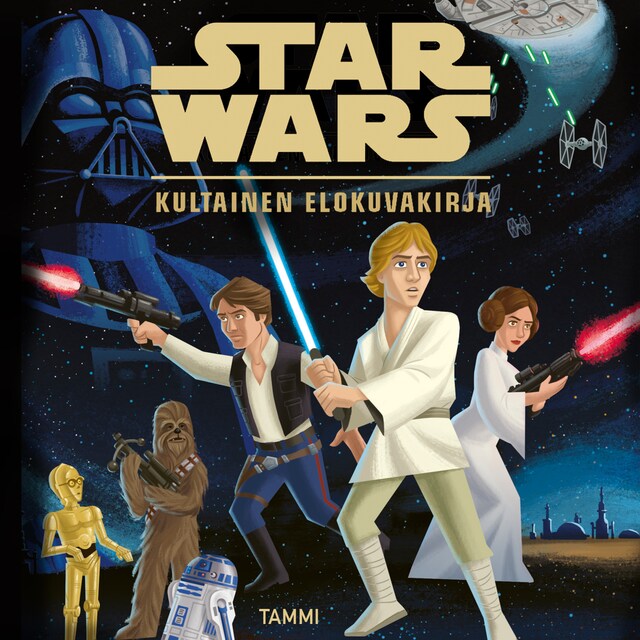 Buchcover für Star Wars. Kultainen elokuvakirja TKK