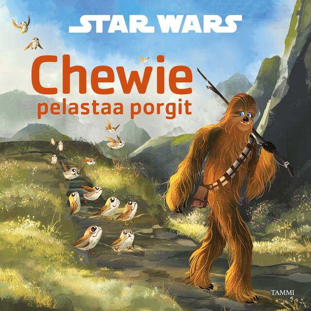 Kirjankansi teokselle Star Wars. Chewie pelastaa porgit