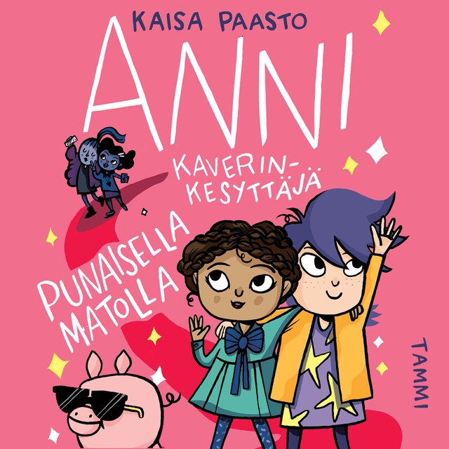 Copertina del libro per Anni kaverinkesyttäjä punaisella matolla