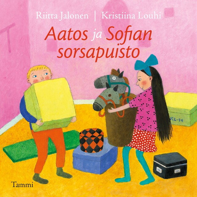 Portada de libro para Aatos ja Sofian sorsapuisto