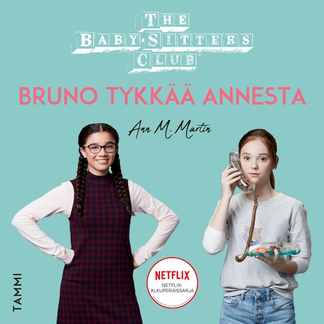 Book cover for The Baby-Sitters Club. Bruno tykkää Annesta