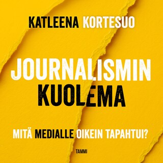 Journalismin kuolema bookCoverFor