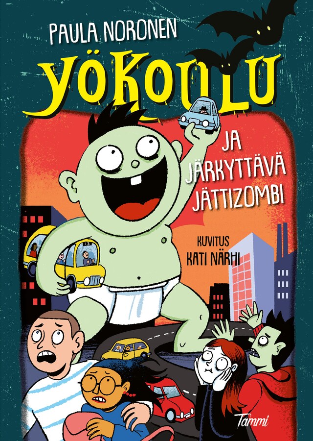 Copertina del libro per Yökoulu ja järkyttävä jättizombi (e-äänikirja)