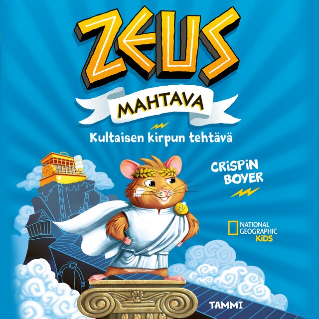 Kirjankansi teokselle Zeus Mahtava 1. Kultaisen kirpun tehtävä