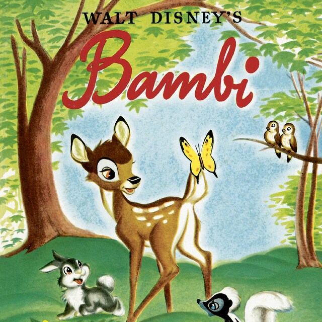 Kirjankansi teokselle Bambi