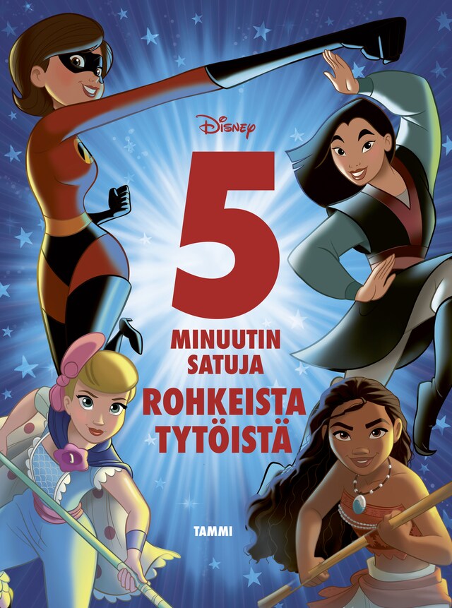 Kirjankansi teokselle Disney. 5 minuutin satuja rohkeista tytöistä (e-äänikirja)