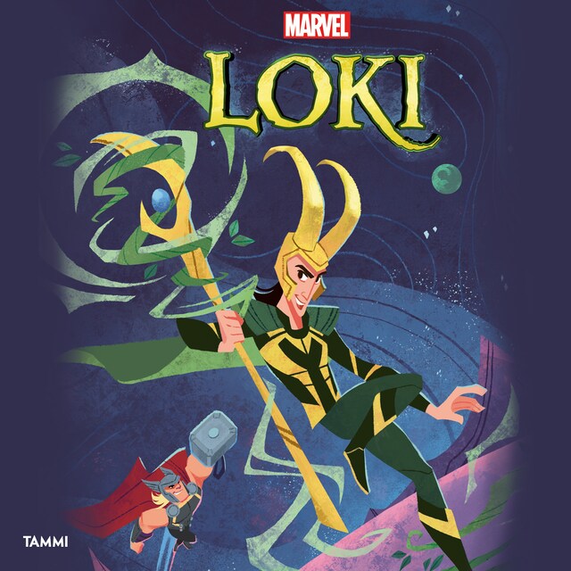 Kirjankansi teokselle Marvel. Loki