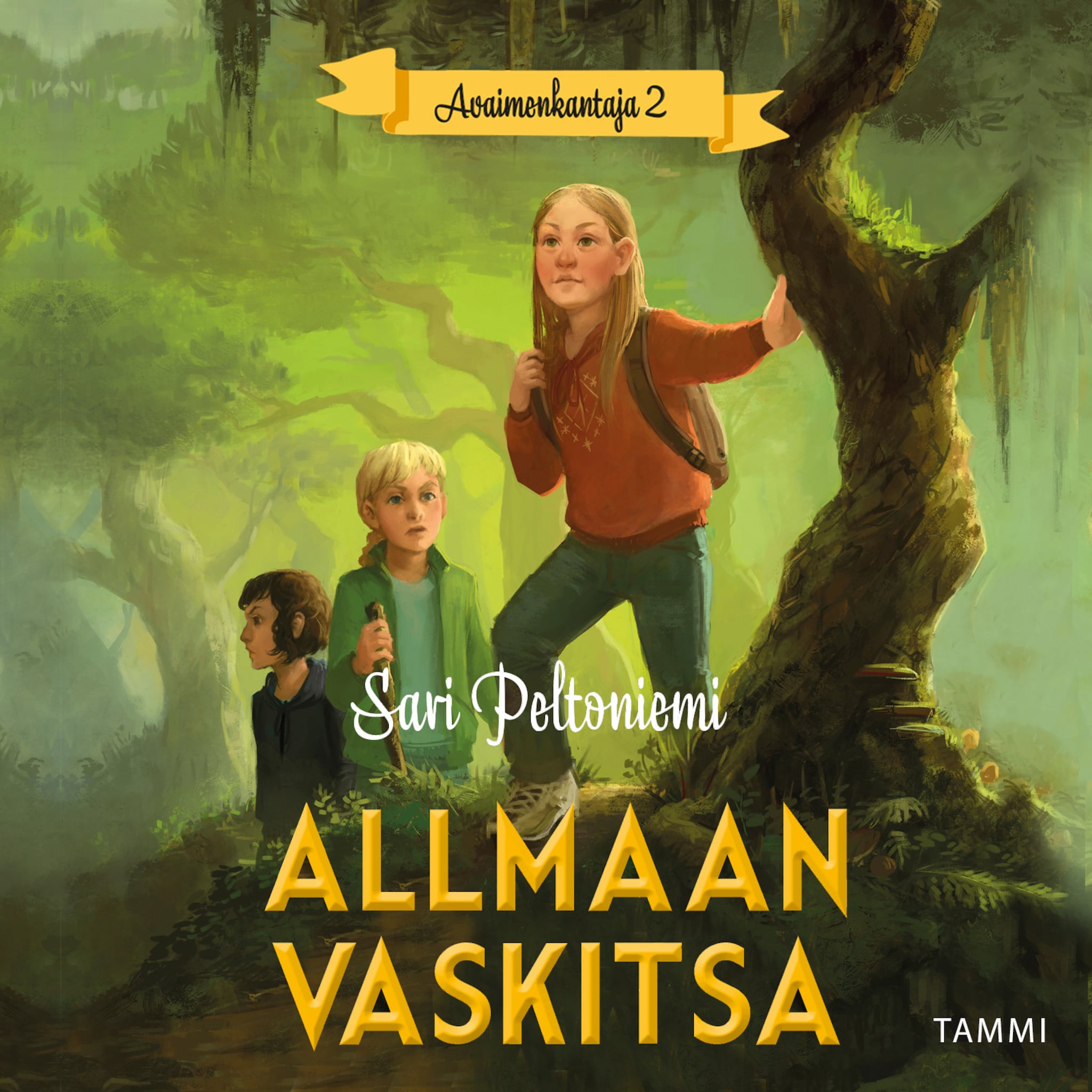 Äänikirjan Allmaan vaskitsa kansikuva