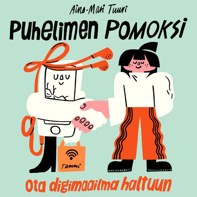 Book cover for Puhelimen pomoksi