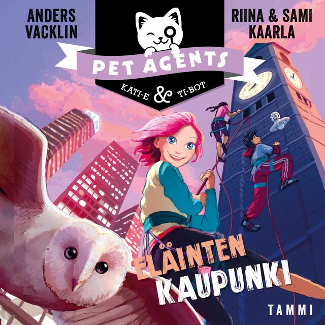 Book cover for Eläinten kaupunki. Pet Agents 7