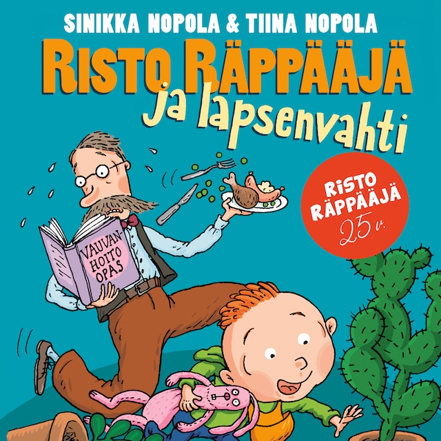 Bokomslag for Risto Räppääjä ja lapsenvahti