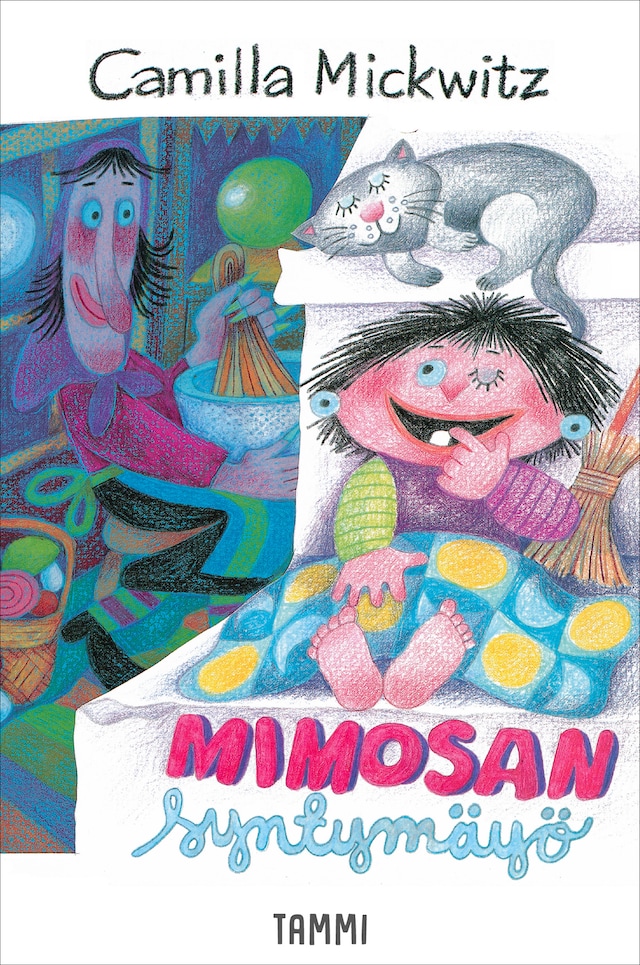 Boekomslag van Mimosan syntymäyö (e-äänikirja)