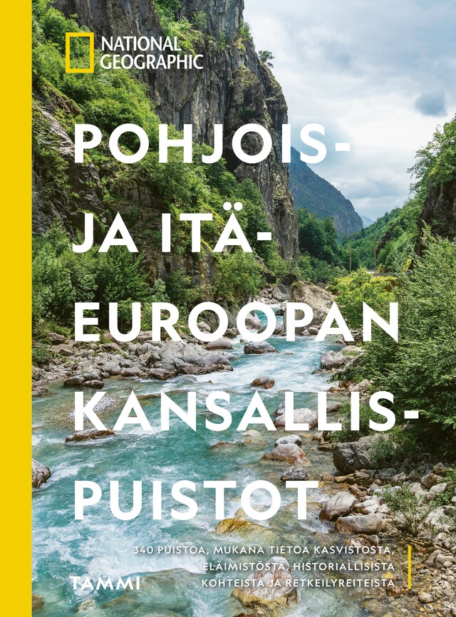 Kirjankansi teokselle Pohjois- ja Itä-Euroopan kansallispuistot