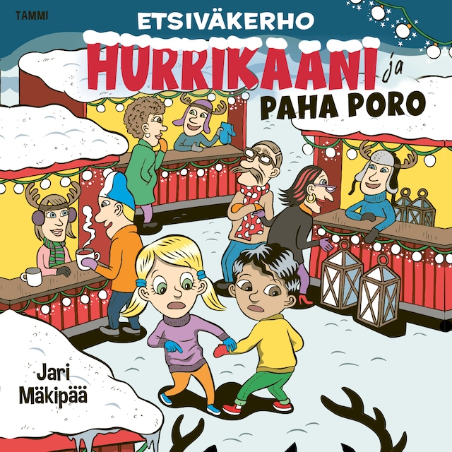 Book cover for Etsiväkerho Hurrikaani ja paha poro