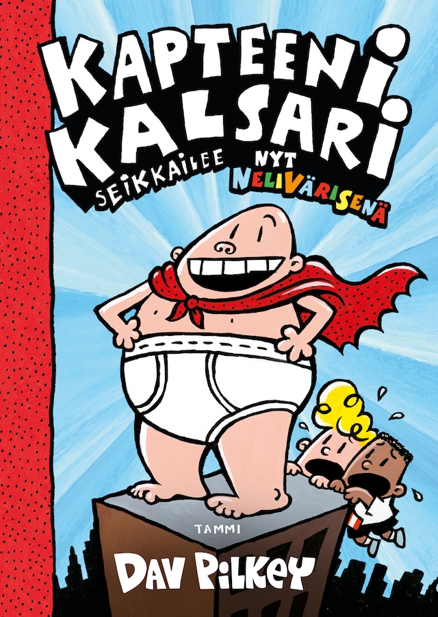 Book cover for Kapteeni Kalsari seikkailee (nelivärinen)