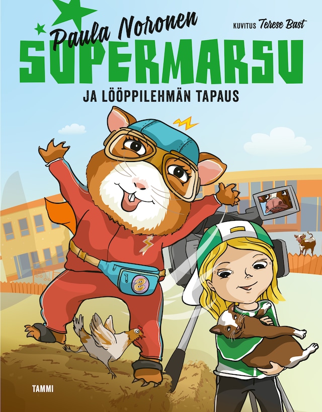 Book cover for Supermarsu ja lööppilehmän tapaus