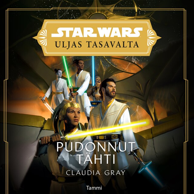 Kirjankansi teokselle Star Wars Uljas tasavalta. Pudonnut tähti