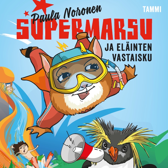 Book cover for Supermarsu ja eläinten vastaisku