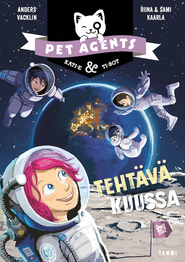 Book cover for Tehtävä Kuussa. Pet Agents 8 (e-äänikirja)