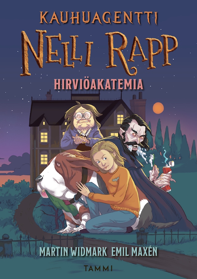 Couverture de livre pour Kauhuagentti Nelli Rapp. Hirviöakatemia (e-äänikirja)