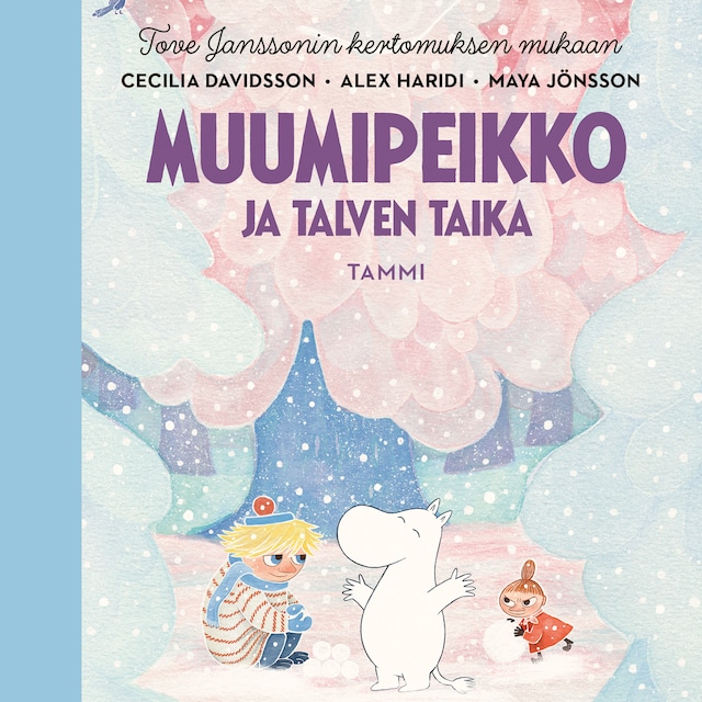 Portada de libro para Muumipeikko ja talven taika