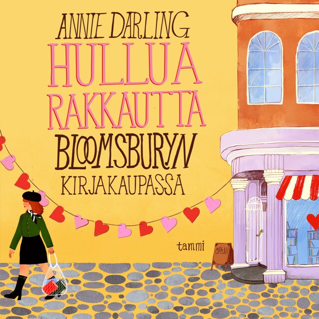 Book cover for Hullua rakkautta Bloomsburyn kirjakaupassa