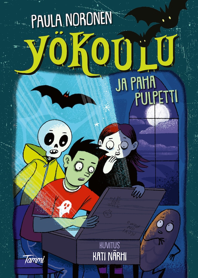 Couverture de livre pour Yökoulu ja paha pulpetti (e-äänikirja)