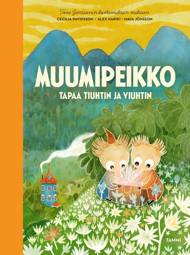 Couverture de livre pour Muumipeikko tapaa Tiuhtin ja Viuhtin (e-äänikirja)