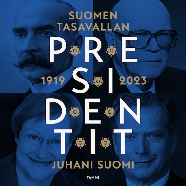 Copertina del libro per Suomen tasavallan presidentit 1919-2023