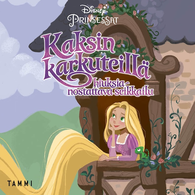 Kirjankansi teokselle Disney Prinsessat. Kaksin karkuteillä.