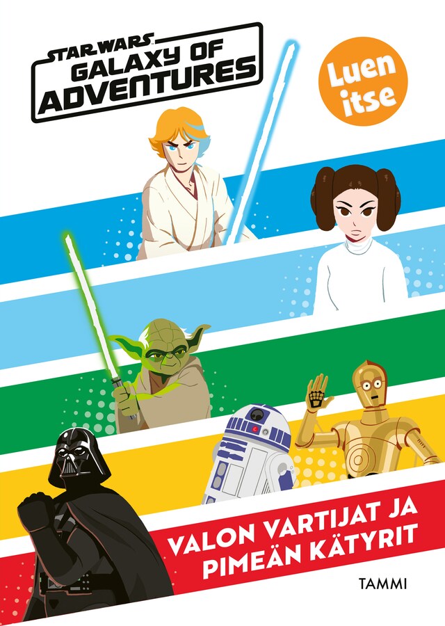 Kirjankansi teokselle Star Wars. Valon vartijat ja pimeän kätyrit. Luen itse (e-äänikirja)