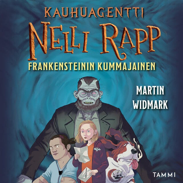 Portada de libro para Kauhuagentti Nelli Rapp. Frankensteinin kummajainen