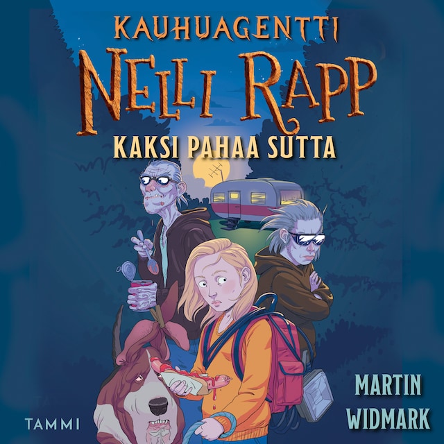 Book cover for Kauhuagentti Nelli Rapp. Kaksi pahaa sutta