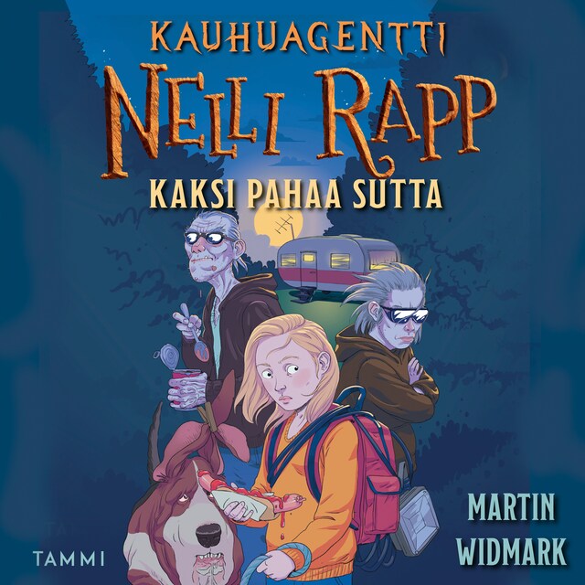 Portada de libro para Kauhuagentti Nelli Rapp. Kaksi pahaa sutta