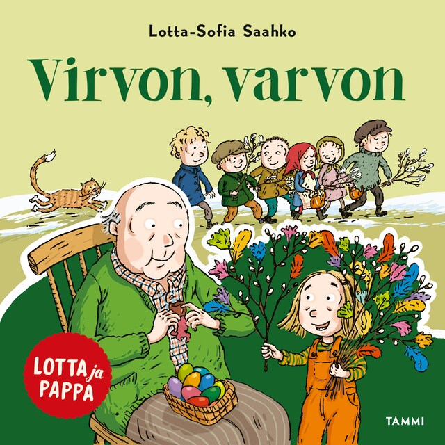 Couverture de livre pour Lotta ja pappa. Virvon, varvon