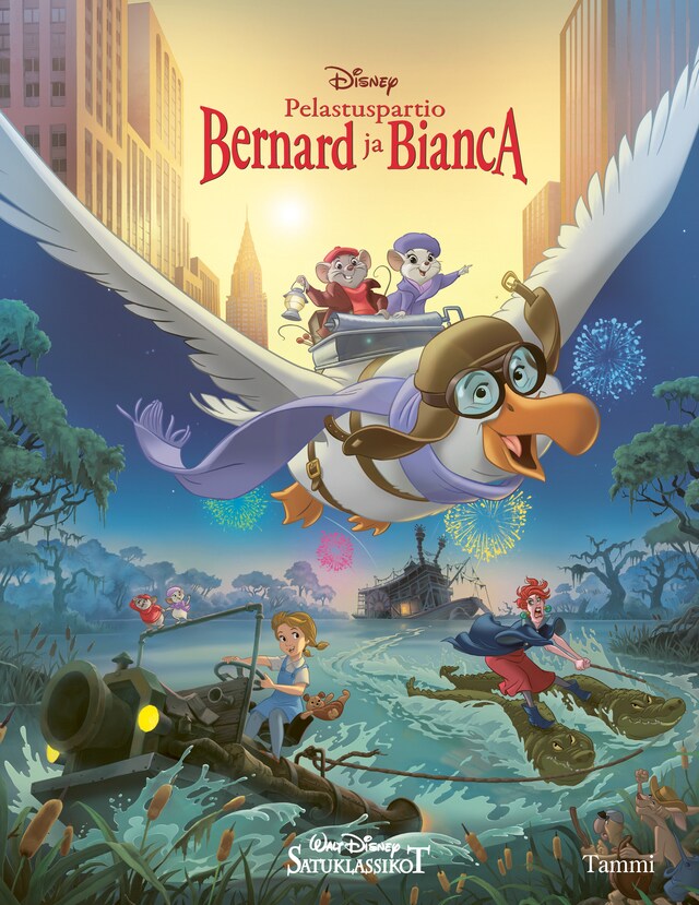 Kirjankansi teokselle Disney. Pelastuspartio Bernard ja Bianca. Satuklassikot (e-äänikirja)