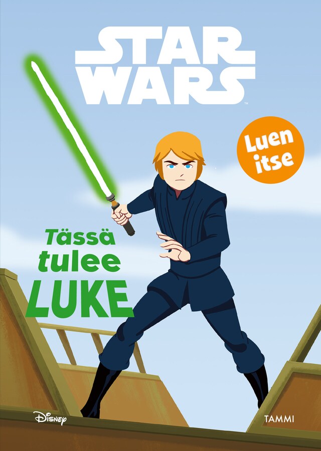 Kirjankansi teokselle Star Wars. Tässä tulee Luke (e-äänikirja)