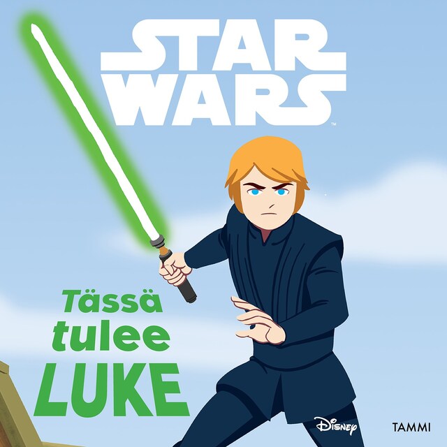 Kirjankansi teokselle Star Wars. Tässä tulee Luke