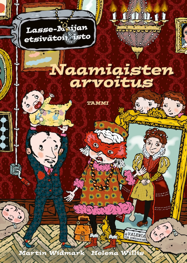 Buchcover für Naamiaisten arvoitus. Lasse-Maijan etsivätoimisto (e-äänikirja)