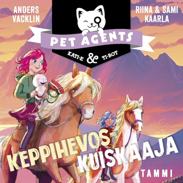 Book cover for Keppihevoskuiskaaja. Pet Agents 10