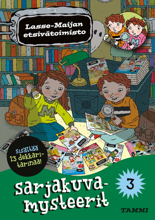 Book cover for Sarjakuvamysteerit 3. Lasse-Maijan etsivätoimisto
