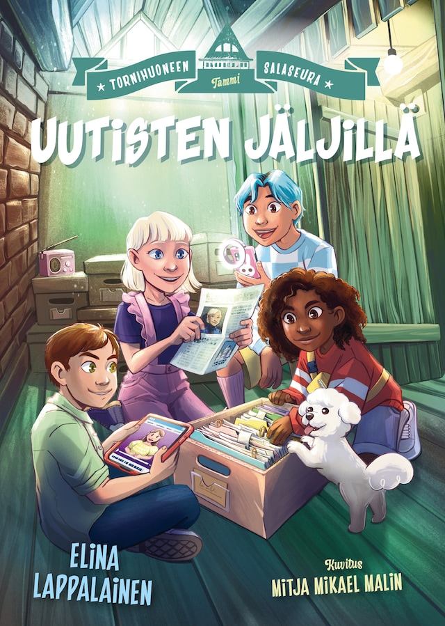 Copertina del libro per Tornihuoneen salaseura. Uutisten jäljillä (e-äänikirja)