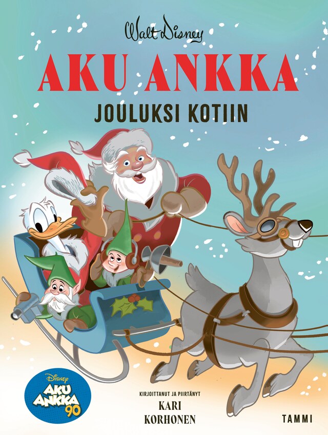 Kirjankansi teokselle Aku Ankka. Jouluksi kotiin (e-äänikirja)