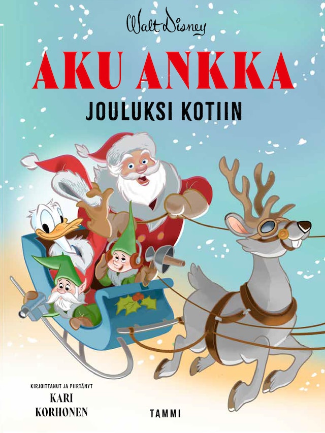 Kirjankansi teokselle Aku Ankka. Jouluksi kotiin (e-äänikirja)