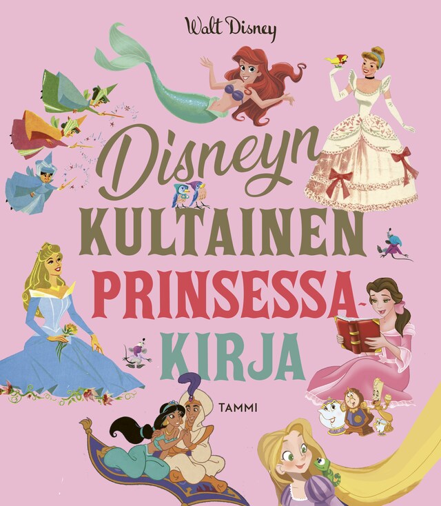 Kirjankansi teokselle Disneyn kultainen prinsessakirja (e-äänikirja)